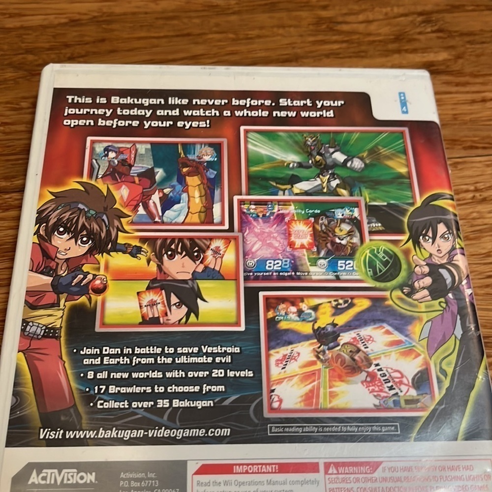 Bakugan Battle Brawlers Wii video game and Instruction booklet and case - Picture 6 of 10